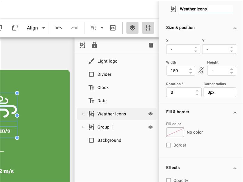 Customizable group names in Template Creator