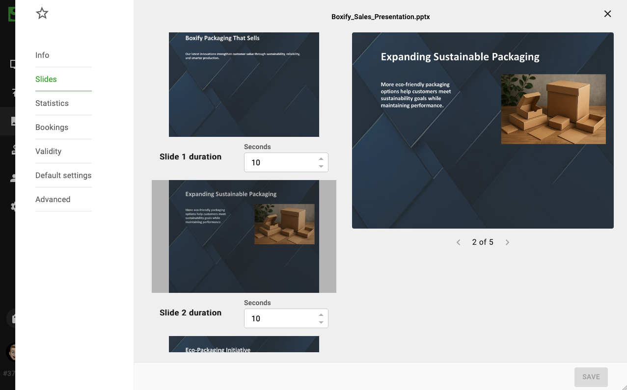 Easier management of multi-page files in Media Details