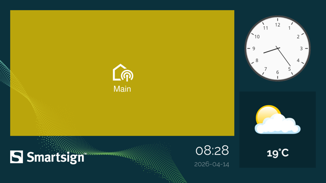 Analog clock now available in Template creator