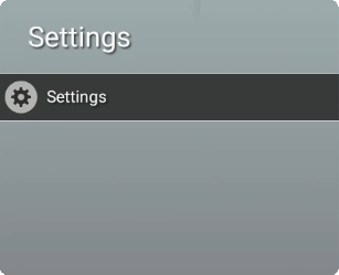 Select settings