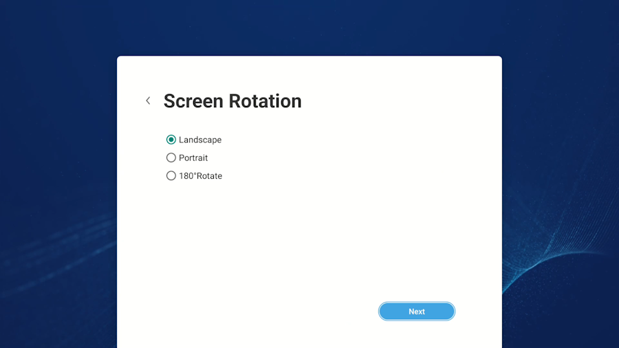 Screen Rotation